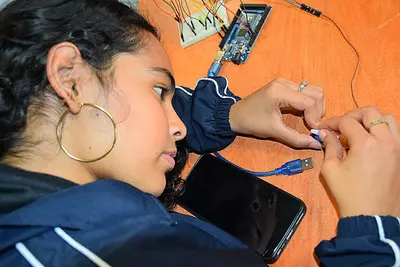 Taller Sala de Innovaci&oacute;n, IE Palmarito, Huila