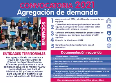 Cierre Convocatoria - Agregaci&oacute;n por demanda 2021