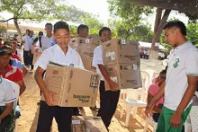 Entrega de equipos en Tierralta, C&oacute;rdoba 