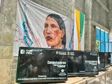 Entrega de computadores en Belalc&aacute;zar, Caldas