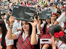 Entrega de computadores en Belalc&aacute;zar, Caldas