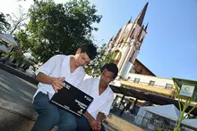 Entrega de computadores en Amag&aacute;, Antioquia