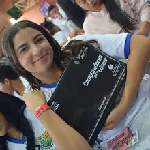 Entrega de Computadores en Jard&iacute;n, Antioquia