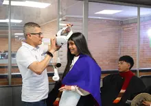 Estudiantes y docentes de la I.E. Misak Mama Manuela