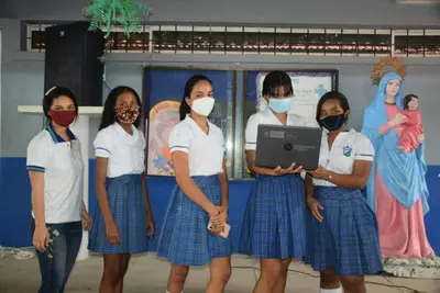 Ruta con computadores lleg&oacute; a cesar y magdalena