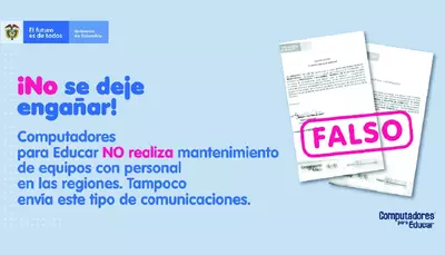 ALERTA POR SUPLANTACI&Oacute;N