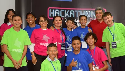 Ni&ntilde;os y j&oacute;venes del Cauca y Santander los ganadores de la sexta Hackathon de Computadores para Educar