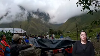(Lengua de se&ntilde;as) Comunidad ind&iacute;gena en G&uuml;ic&aacute;n de la Sierra (Boyac&aacute;) beneficiada con tecnolog&iacute;a