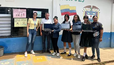 Beneficio de computadores se extiende a sedes educativas de influencia de Ecopetrol