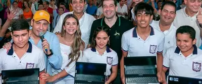 1.188 ni&ntilde;os cesarenses recibieron computadores para mejorar competencias digitales