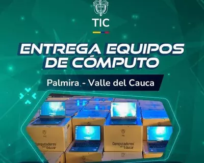 Entrega de Computadores para Educar en el municipio de Palmira
