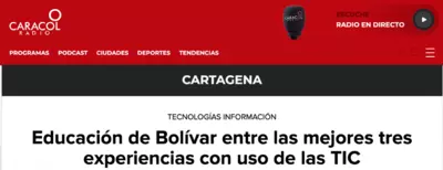 Educaci&oacute;n de Bol&iacute;var entre las mejores tres experiencias con uso de las TIC
