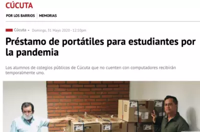 Pr&eacute;stamo de port&aacute;tiles para estudiantes por la pandemia