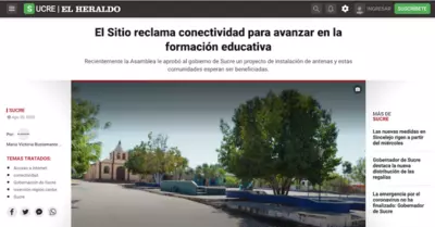 El Sitio reclama conectividad para avanzar en la formaci&oacute;n educativa