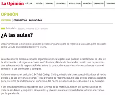 &iquest;A las aulas?