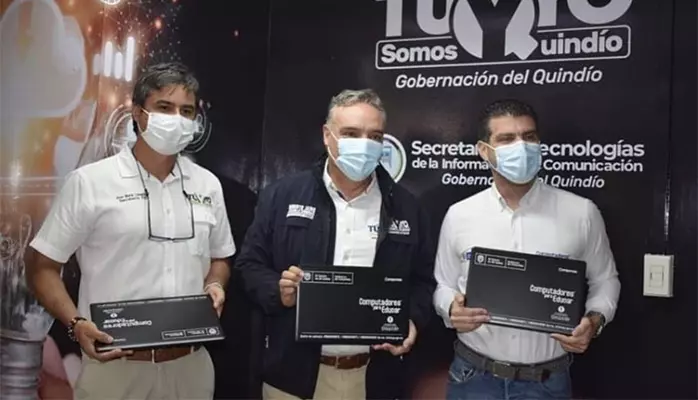El Quind&iacute;o recibi&oacute; 1.210 Computadores para Educar