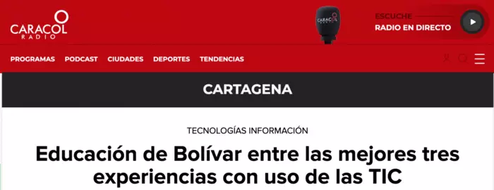 Educaci&oacute;n de Bol&iacute;var entre las mejores tres experiencias con uso de las TIC