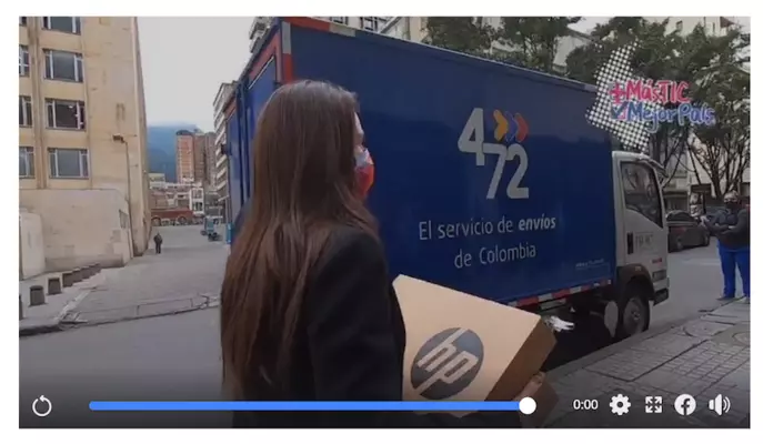 Min. TIC, envi&oacute; computadores para Educar en Medio Baud&oacute;, Choc&oacute;