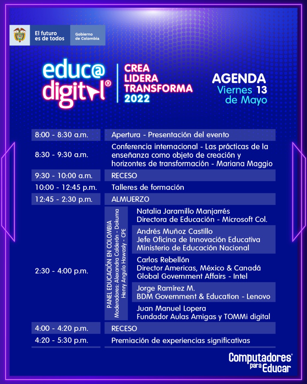 Programaci&oacute;n Viernes